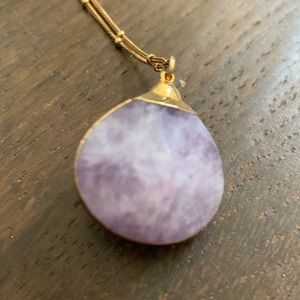 Gold Plated Gemstone Necklace